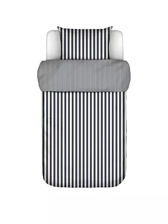 MARC O'POLO HOME | Satin Bettwäsche CLASSIC STRIPE 70x90cm/140x200cm Navy | 